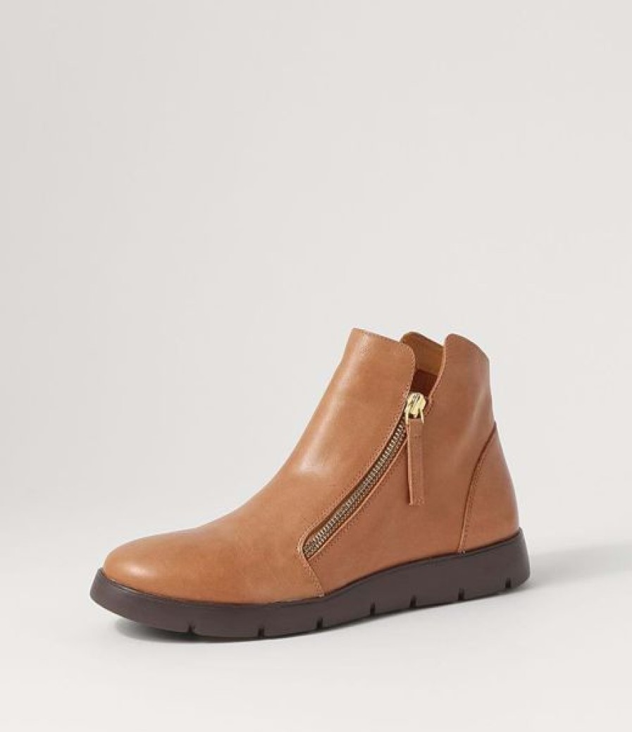 Ziera Ankle Boots | Ziera Mohme W Tan