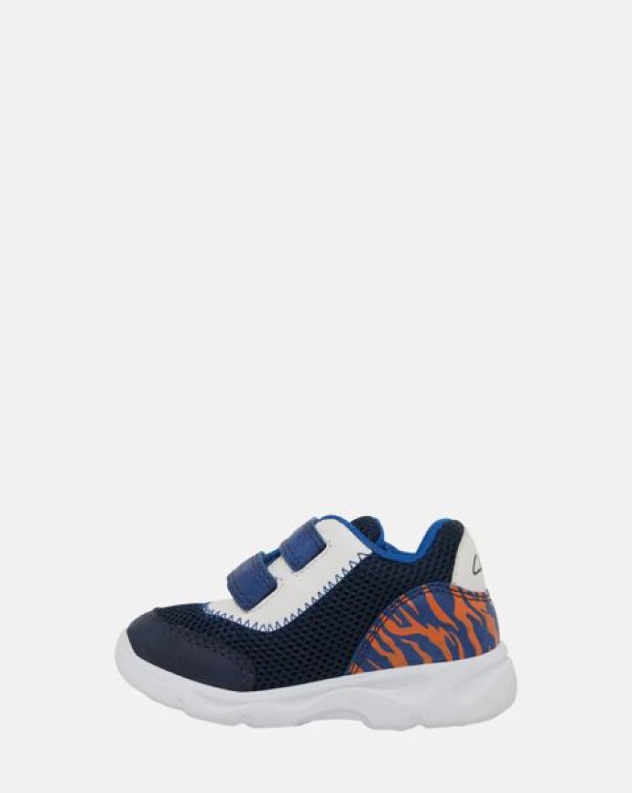 Clarks Comfort | Clarks Orion Navy Orange