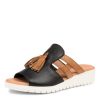 Django Juliette All Leather | Django And Juliette Mazzen Black Dk Tan White