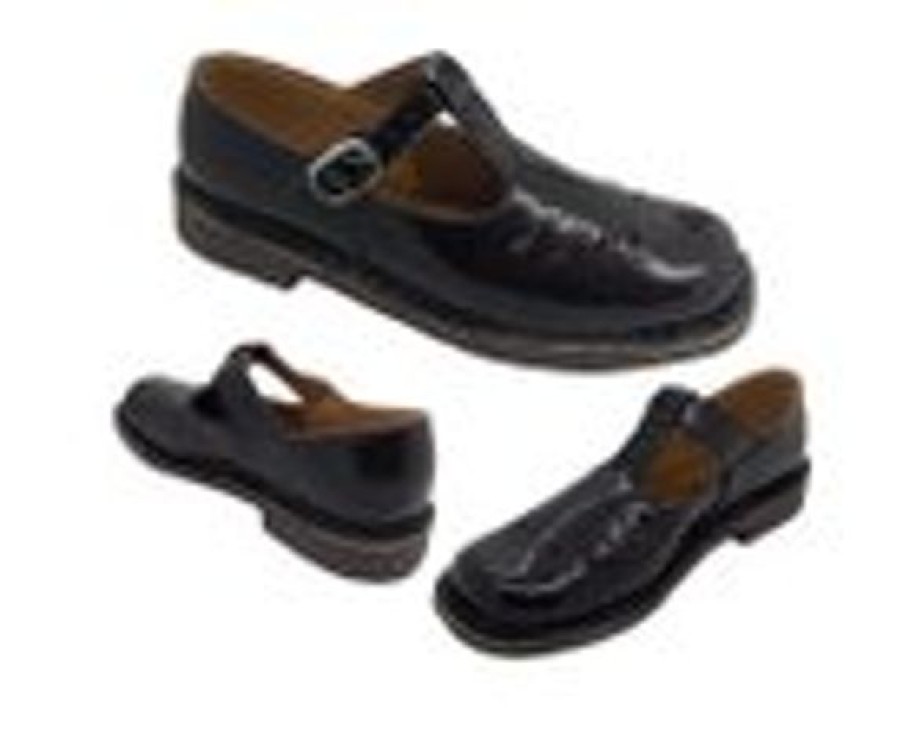 Wilde T Bar School Shoes | Wilde Jenny-Y School Shoe Black