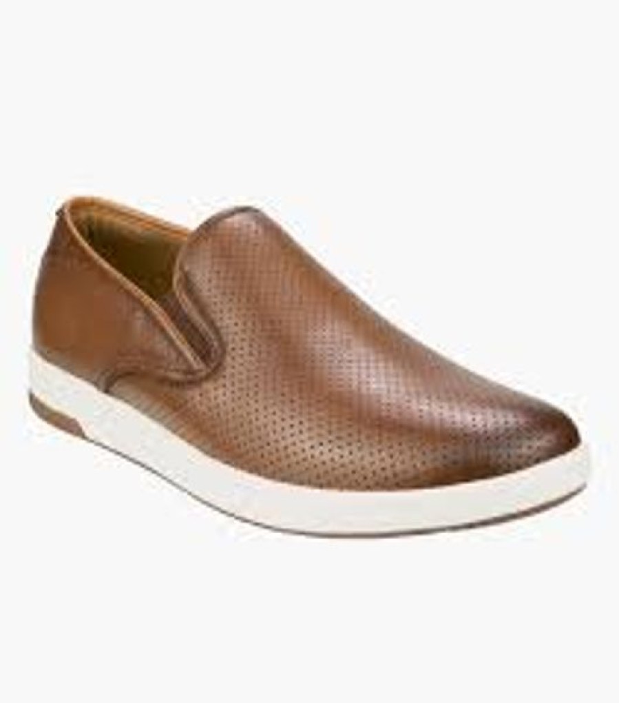 Florshiem Men'S Comfort | Florsheim Cross Over Slip Cognac