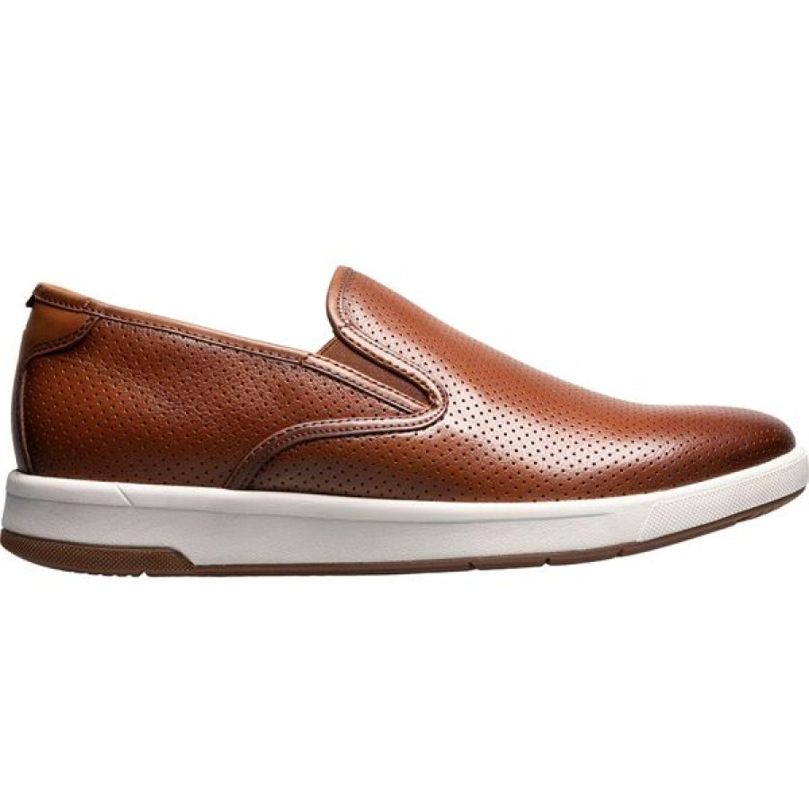 Florshiem Men'S Comfort | Florsheim Cross Over Slip Cognac