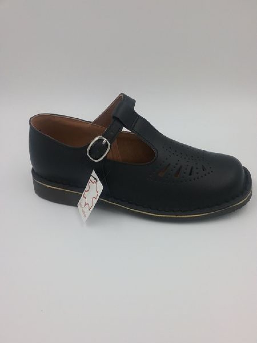 Wilde T Bar School Shoes | Wilde Jenny School Shoe Black