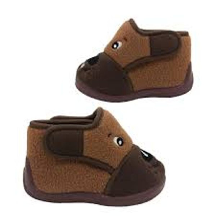 Grosby Kids Slippers | Grosby Ralph Slipper Brown