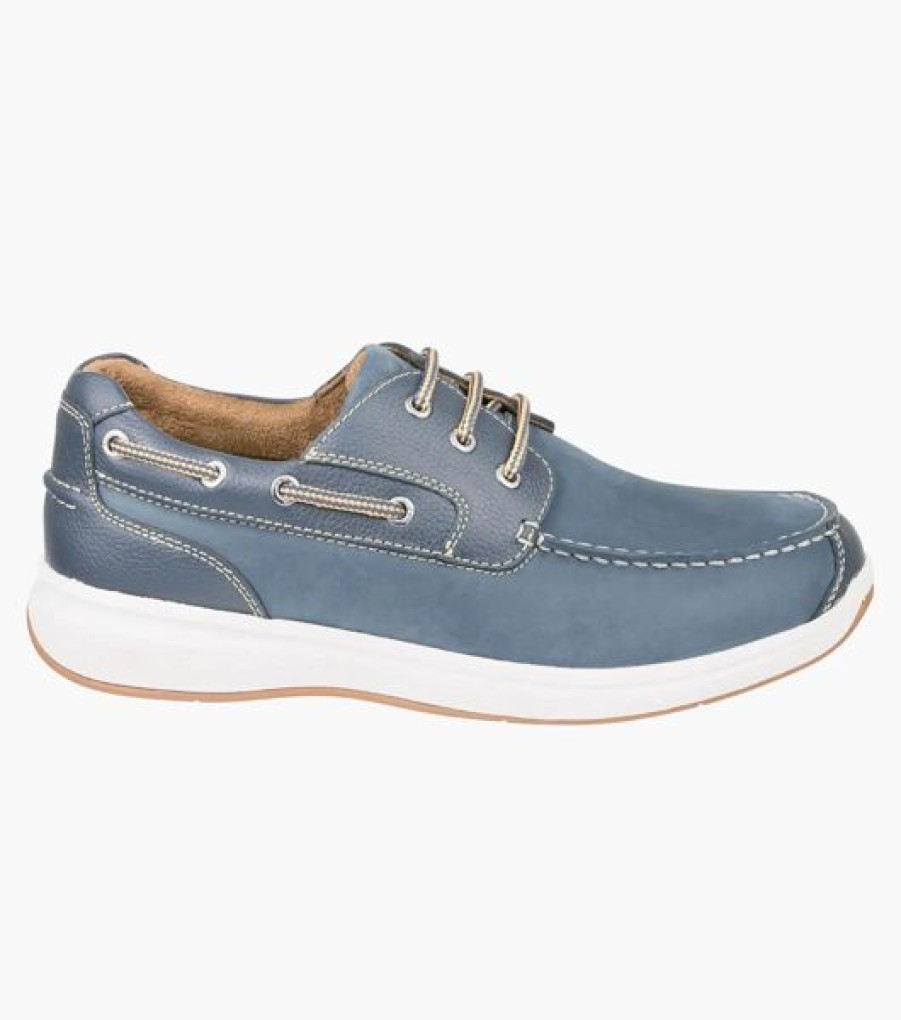 Florshiem Comfort | Florsheim Gt Lakes Mocc Navy Crazyhorse