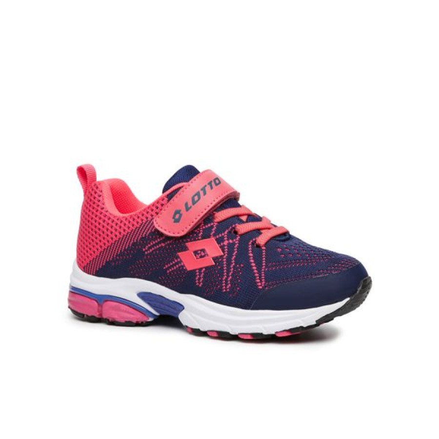 Lotto Sport Shoe | Lotto Bungee Girls V Navy Pink