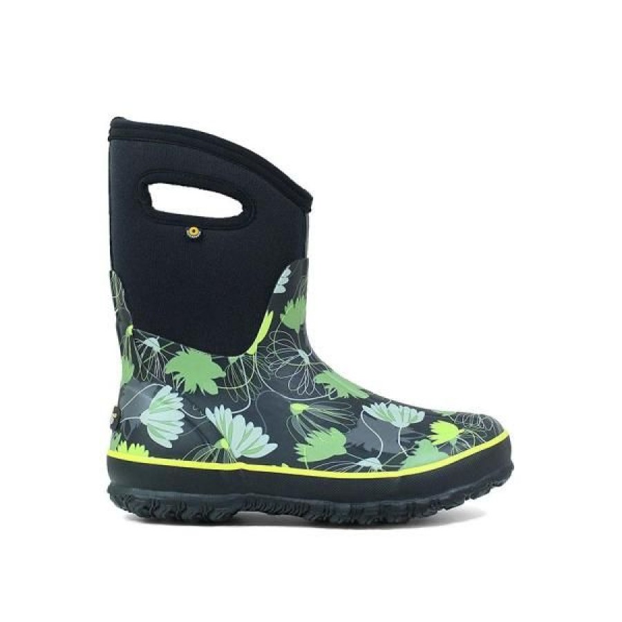 Bogs Waterproof | Bogs Classic Mid Tulip Black Multi