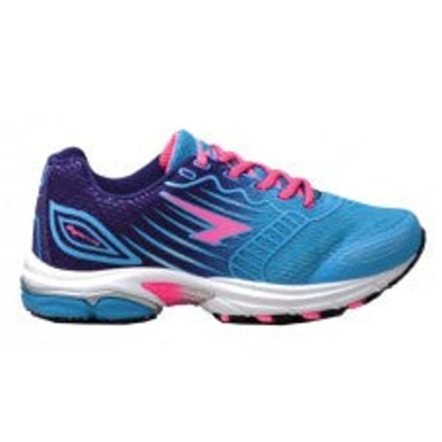 Sfida Sport Shoe | Sfida Conquest Girls Lace Runner Blue Purple Pink