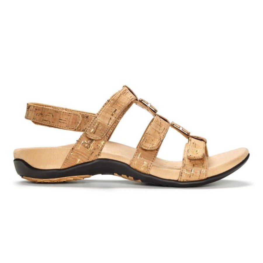 Vionic Arch Support | Vionic Rest Amber Gold Cork