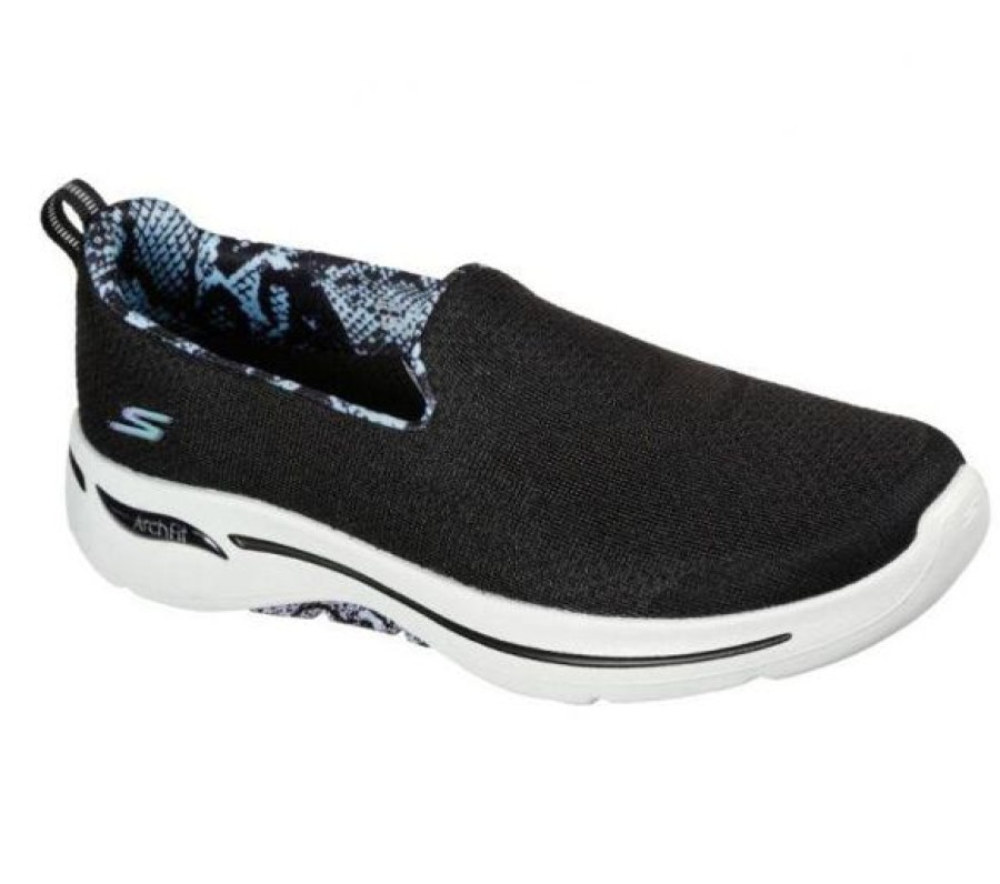 Skechers Arch Support | Skechers Go Walk Arch Fit Black Multi