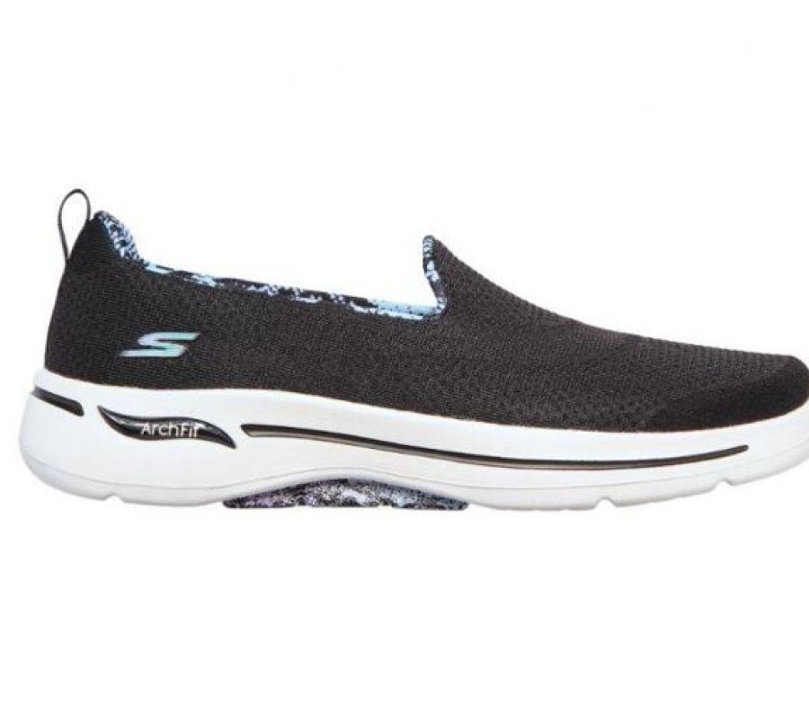 Skechers Arch Support | Skechers Go Walk Arch Fit Black Multi