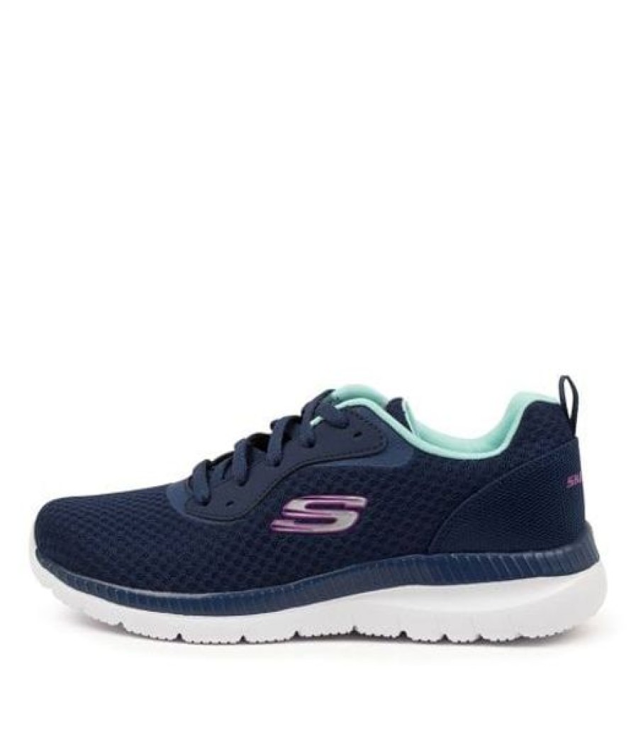 Skechers Lace Up | Skechers Bountiful Navy