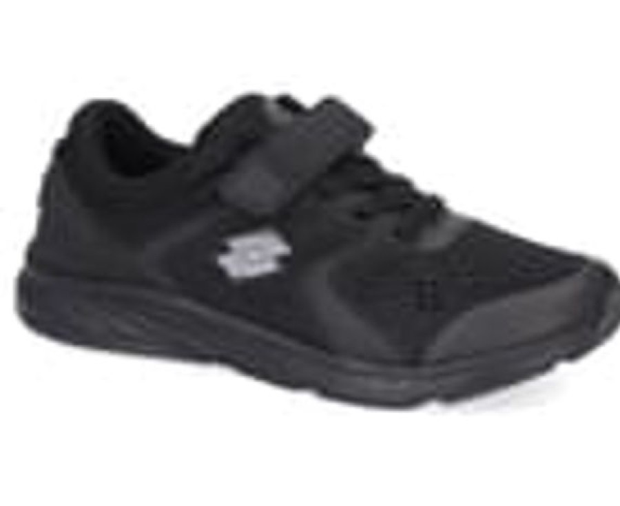 Lotto School Shoes | Lotto Triple Youth Velcro Black