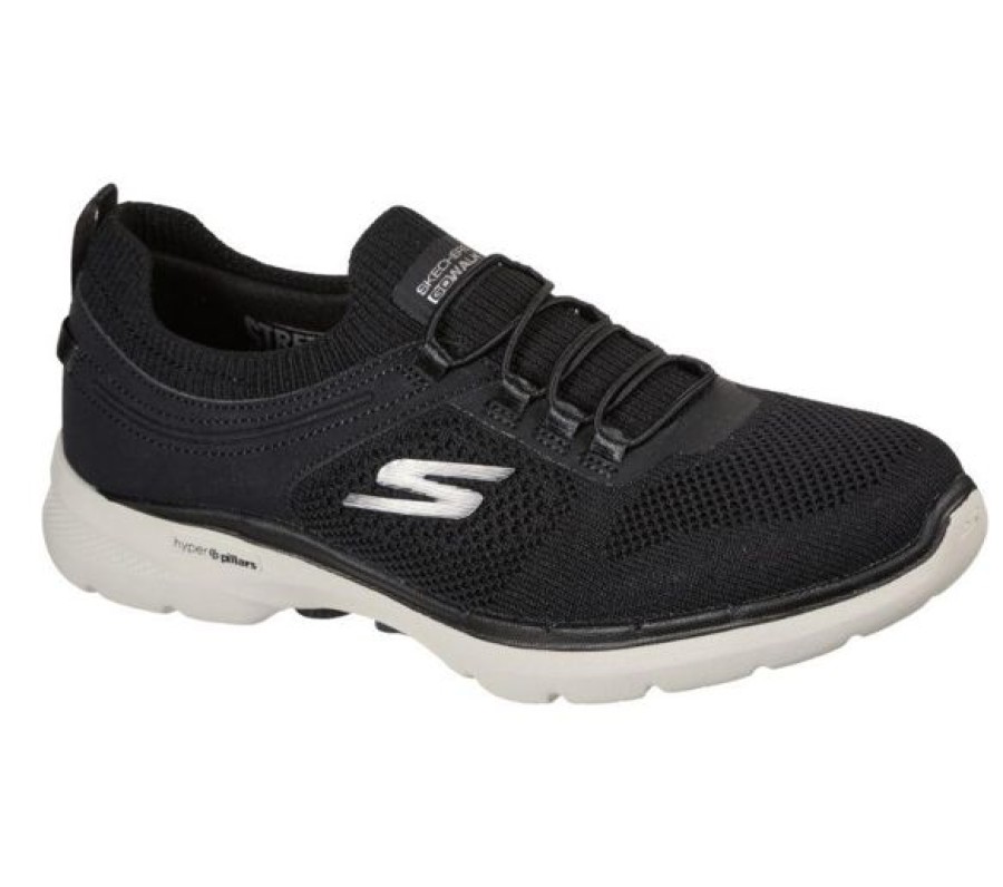 Skechers Skechers | Skechers Go Walk 6 Summer Sparks Black Rose Gold