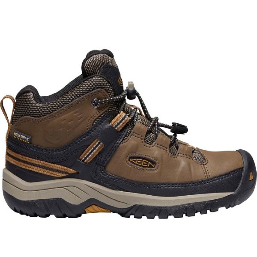 Keens Waterproof | Keen Targhee Mid Youth Dark Earth