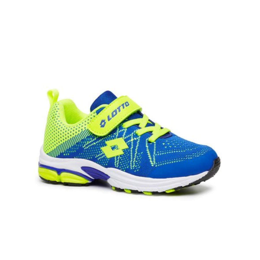 Lotto Sport Shoe | Lotto Bungee Boys V Blue Lime