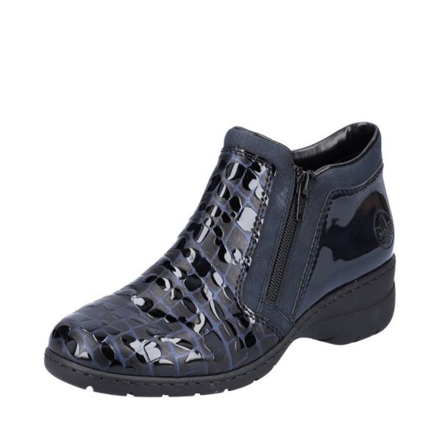 Rieker Ankle Boots | Rieker L4382-14 Blue