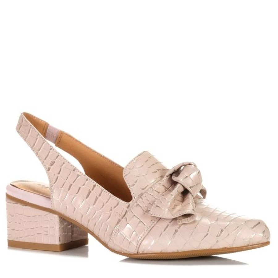 Bresley Comfort | Bresley Austen Pink Metallic Croc