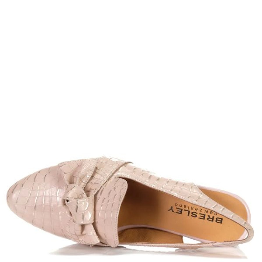 Bresley Comfort | Bresley Austen Pink Metallic Croc