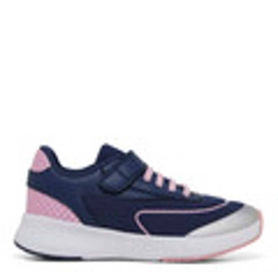 Clarks Sport Shoe | Clarks Horizon Navy Pink